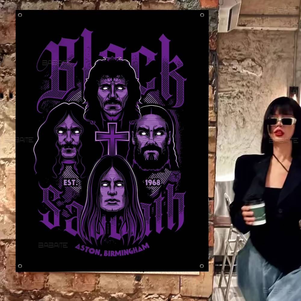 Commercial Banner Printing - Black Sabbath Heavy Metal geavanceerde afdrukken