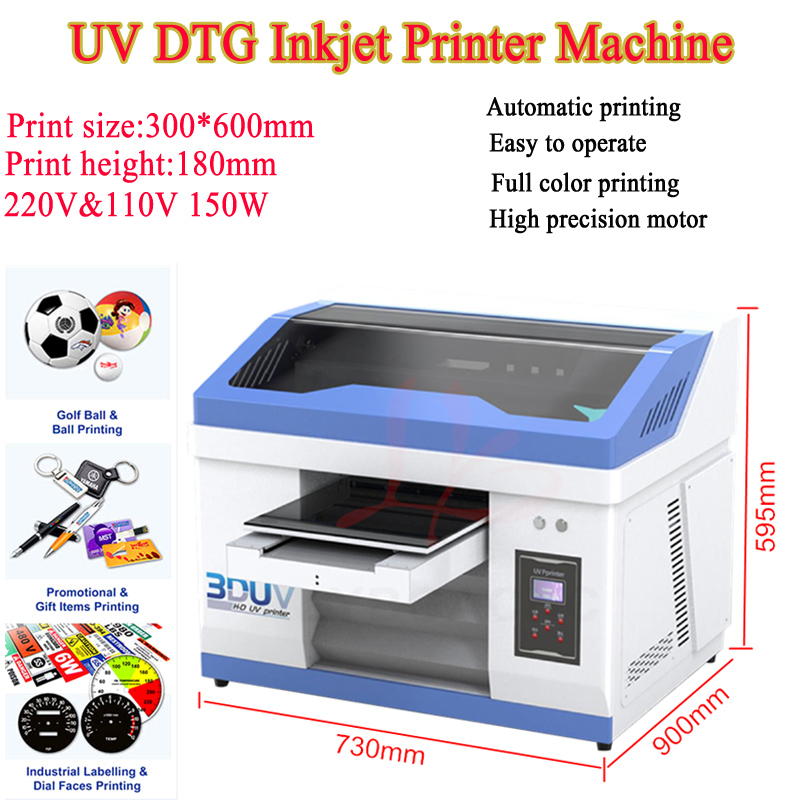 Uv Flatbed Printer - LY 3060 220V 110V Volautomatische vlakbed