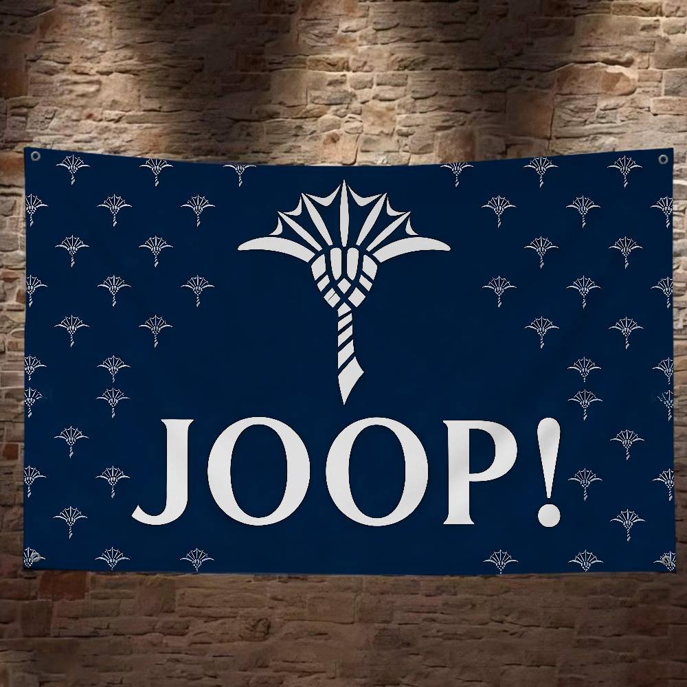 Commercial Banner Printing - Grappige bedrukte Joop Advanced Printing reclamevlag
