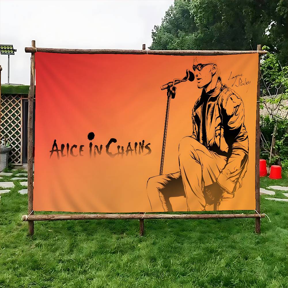 Commercial Banner Printing - Retro muziek Alice In Chains Geavanceerde