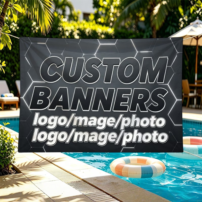 Commercial Printing In Photoshop - Aangepaste bannervlaggen geschikt voor festivalactiviteiten, herdenkingsfoto's,