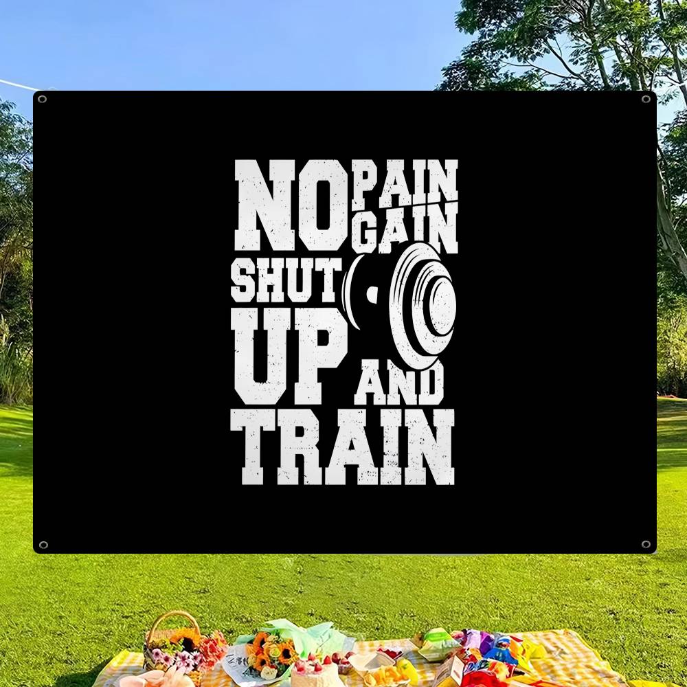 Commercial Banner Printing - Geen pijn, geen winst GYM Geavanceerde
