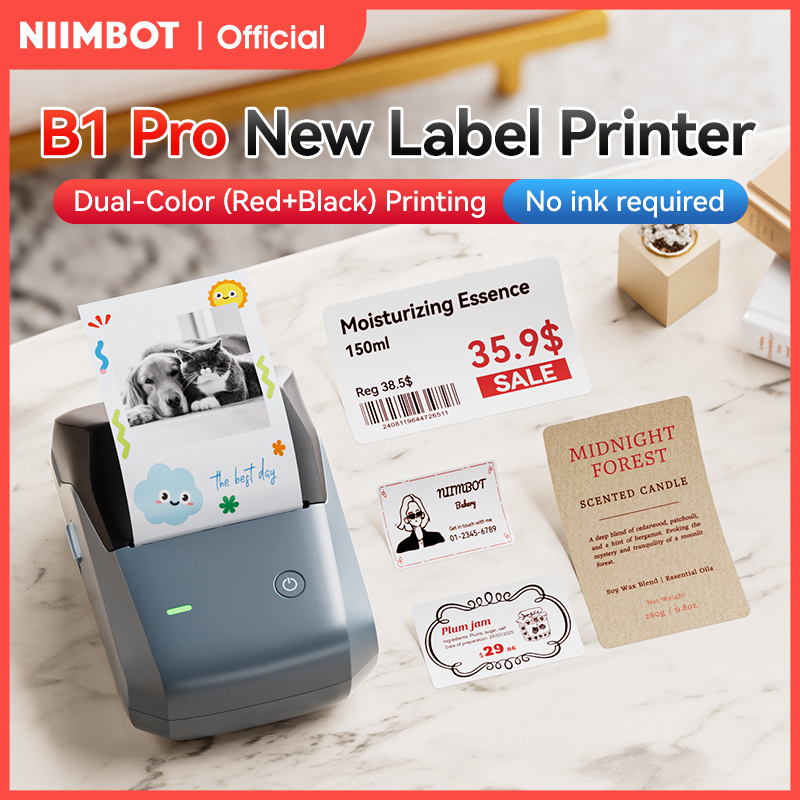 Commercial Printing Definition - Niimbot B1 Pro Labelprinter 300 DPI