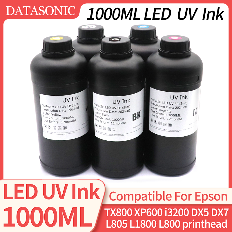 Uv Flatbed Printer - 1000ML LED UV Inkt Voor TX800