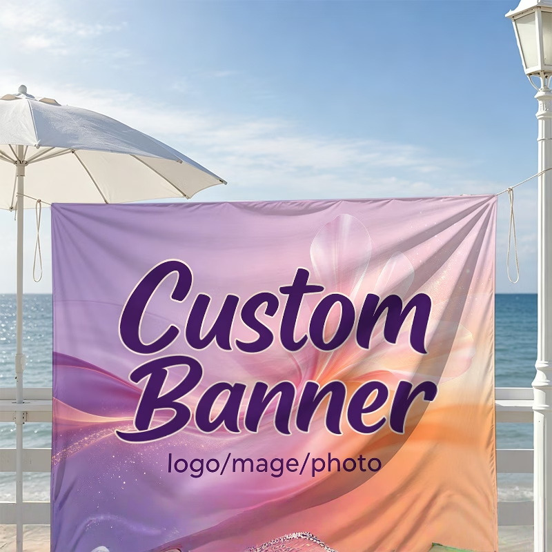 Commercial Printing In Photoshop - Aangepaste bannervlaggen geschikt voor afstudeerceremonie, verjaardag,