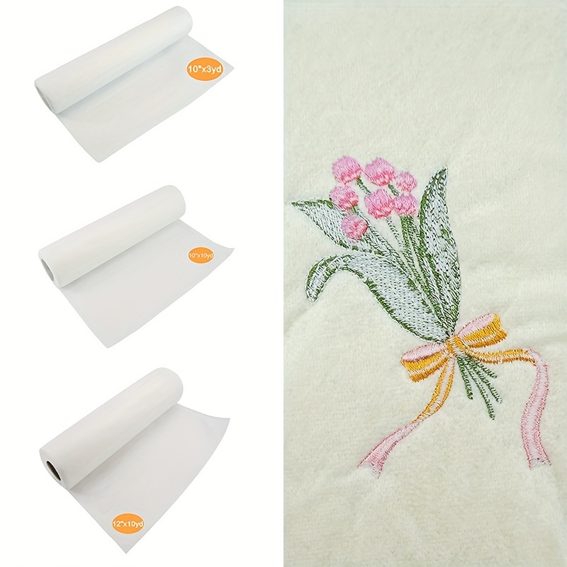 Embroidery Stabilizer Backing - 1 rol wateroplosbare machineborduurstabilisator, backing &