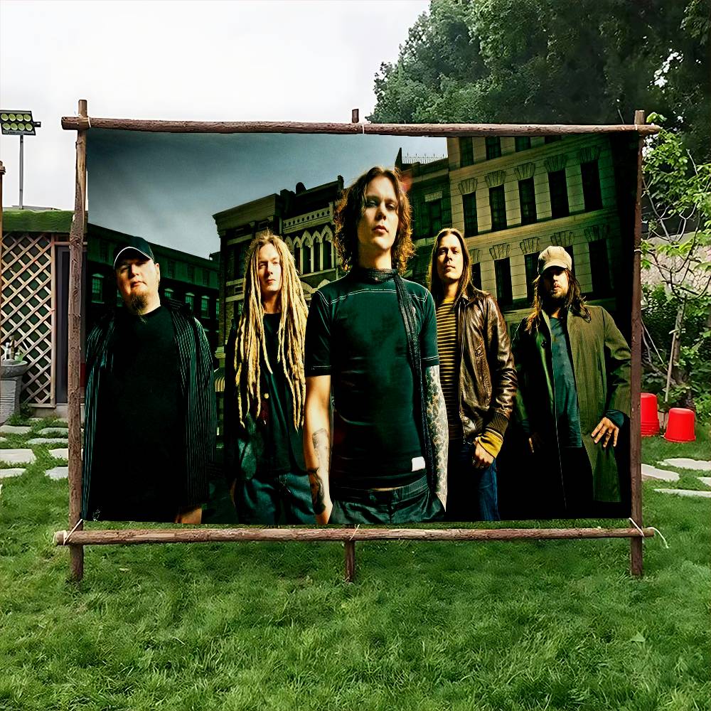 Commercial Banner Printing - Rock H-HIM Band Geavanceerde printtechniek Commerciële