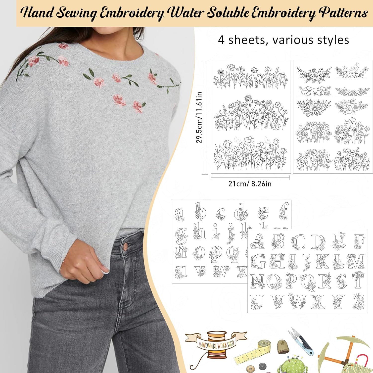 Stick & Stitch Wildflower Lett - Embroidery Stabilizer Backing recensie en prijs