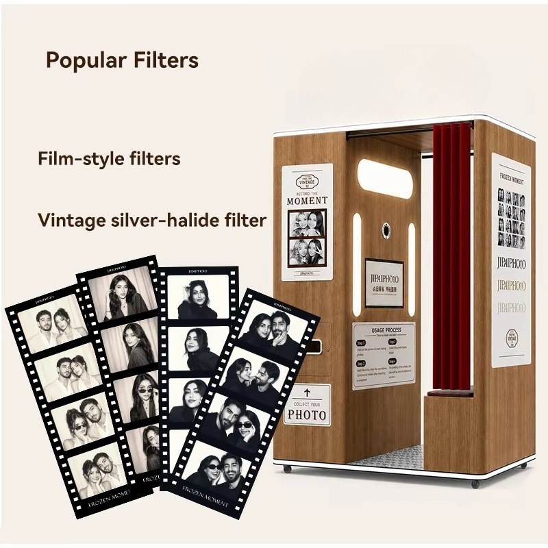 Aangepaste vintage selfie-foto - Commercial Photo Printing Kiosk recensie en prijs