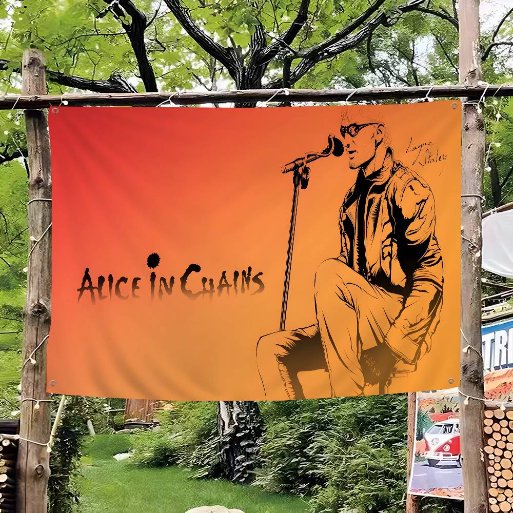 Retro muziek Alice In Chains G - Commercial Banner Printing recensie en prijs