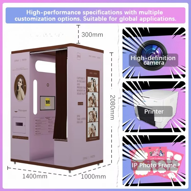 Aangepaste selfie-booth, autom - Commercial Photo Printing Kiosk recensie en prijs