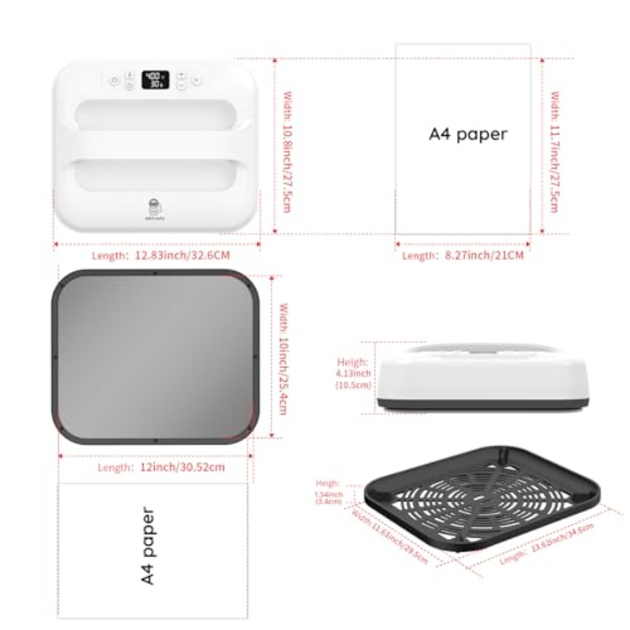 Hittepersmachine 12 x 10, draa - Heat Press Teflon Sheet recensie en prijs