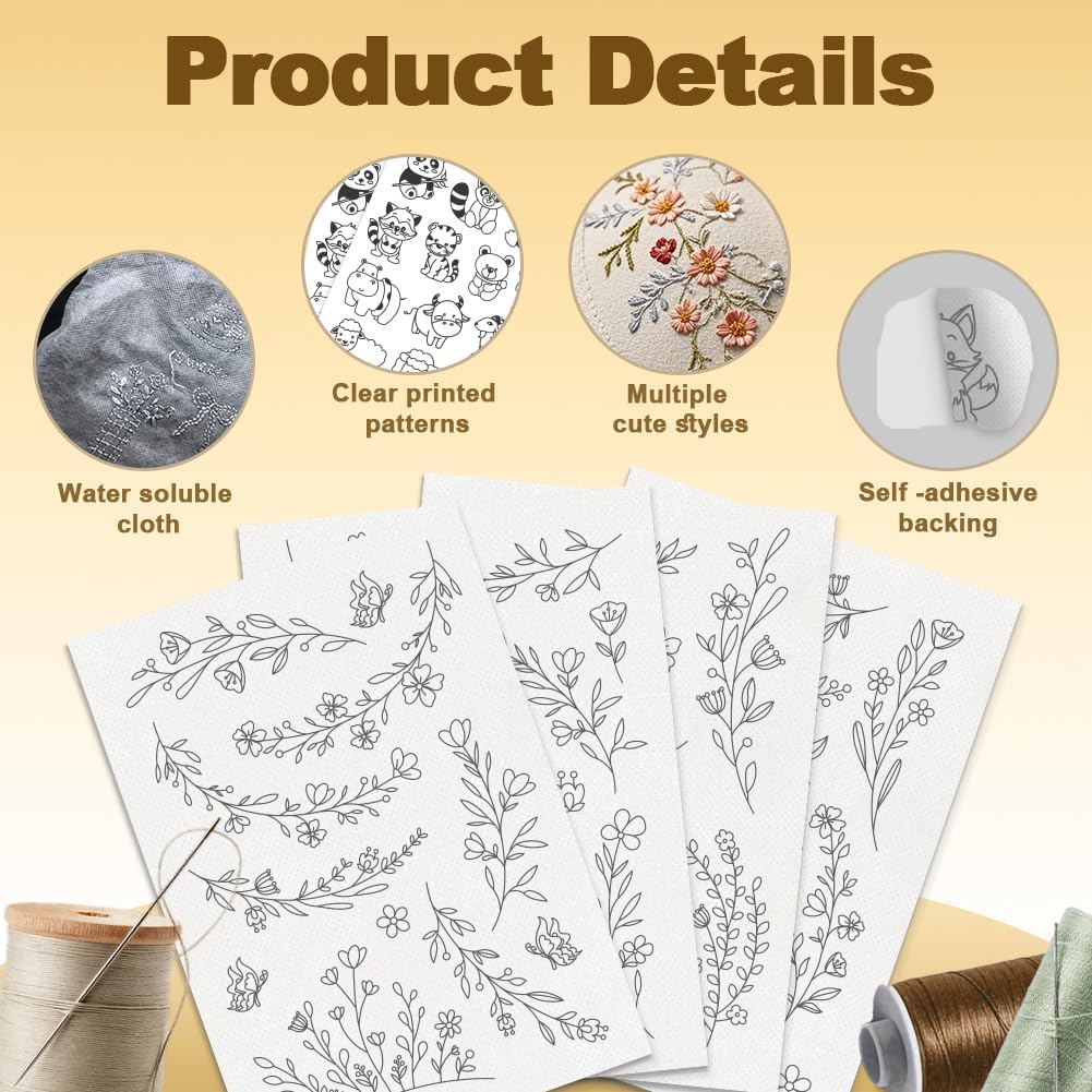 Wateroplosbaar borduurstabilis - Embroidery Stabilizer Backing recensie en prijs