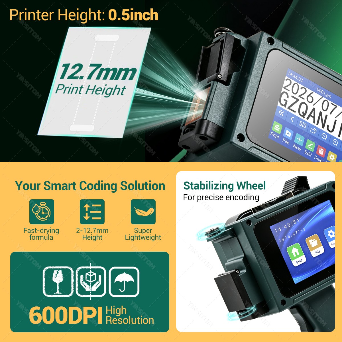 Nieuw geüpgradede 0,5 inch (12 - Commercial Printing Ink recensie en prijs