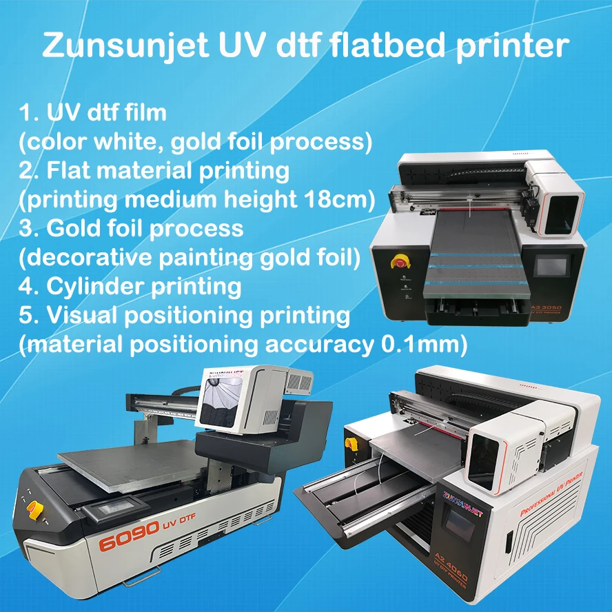 Kleine A2 Flatbed UV DTF Inkje - Uv Flatbed Printer recensie en prijs